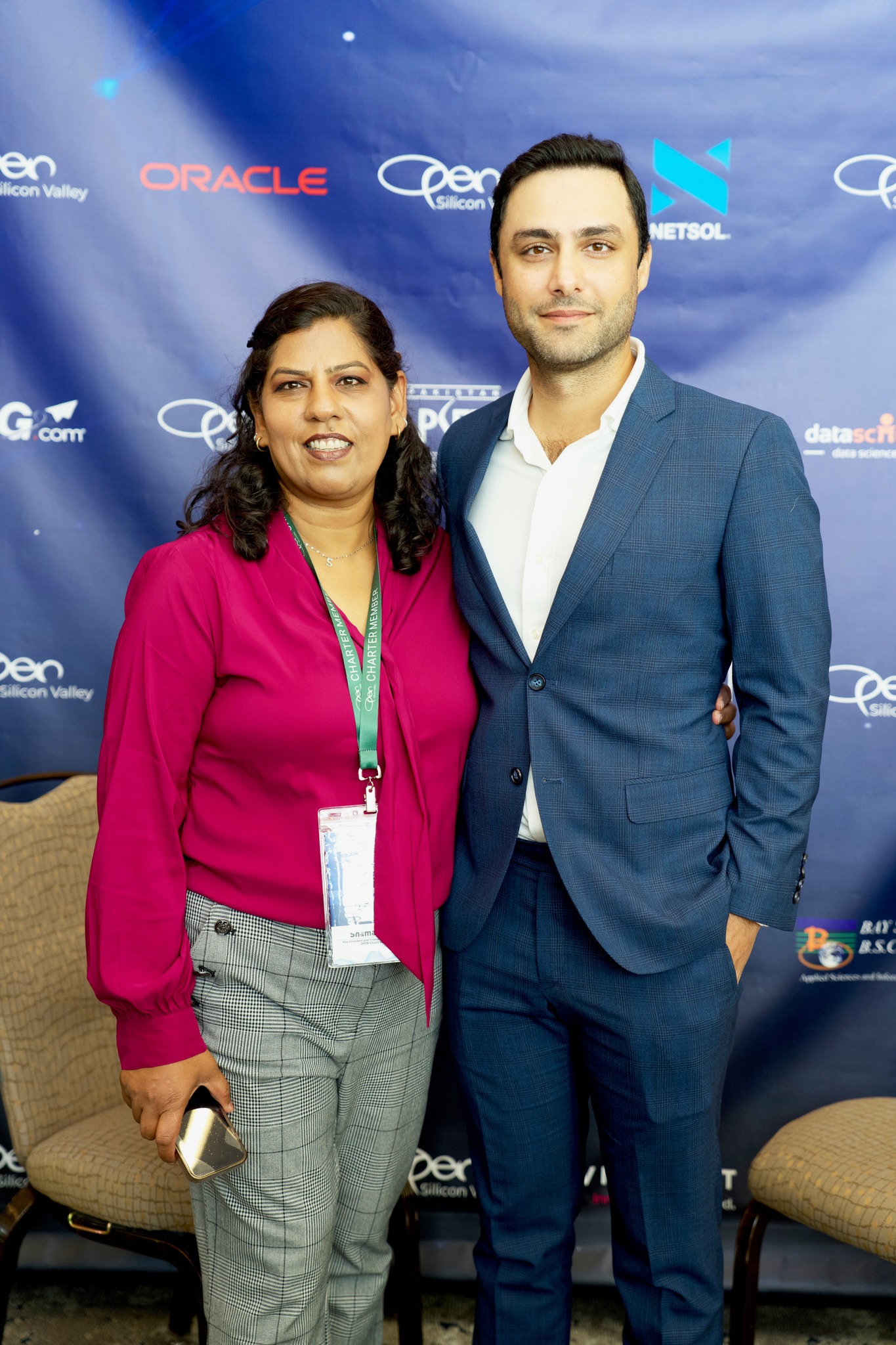 Speaker on stage at event